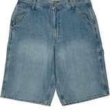 Lee Denim Shorts - 32W 11L Light Wash Cotton