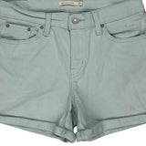 Levis Denim Shorts - 29W UK 8 Blue Cotton