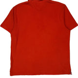 Tommy Hilfiger Polo Shirt - XL Red Cotton