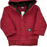 Age 4 Key Jacket - Small Red Cotton
