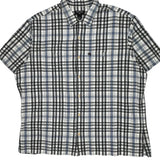Polo By Ralph Lauren Checked Short Sleeve Shirt - 2XL Black & White Cotton