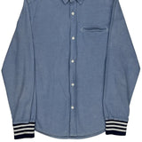Adidas Shirt - Small Blue Cotton