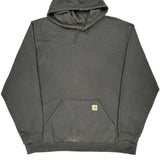 Carhartt Tall Hoodie - 2XL Black Cotton