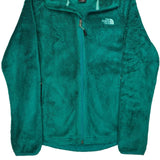 The North Face Fleece Jacket - Small Green Polyester