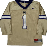 Age 2 Nike Football Jersey - 3XS Gold Polyester