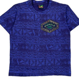 Gecko Single Stitch T-Shirt - Large Blue Cotton