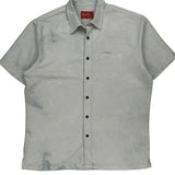 Woody'S Short Sleeve Shirt - 2XL Grey Polyester