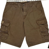 Lee Cargo Shorts - 32W 11L Brown Cotton