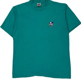 Alaska Fruit Of The Loom Single Stitch T-Shirt - Large Green Cotton