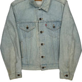 Levis Denim Jacket - Large Light Wash Cotton