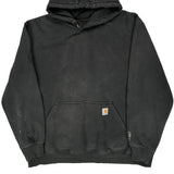 Carhartt Hoodie - 2XL Black Cotton Blend
