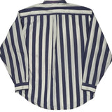 Tommy Hilfiger Striped Shirt - Large Blue Cotton