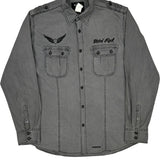 Hard Rock Cafe Graphic Shirt - 2XL Grey Cotton