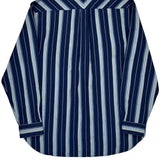 Tommy Hilfiger Striped Shirt - Large Blue Cotton
