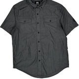 Ecko Unltd Short Sleeve Shirt - Medium Grey Cotton