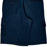 Dickies Cargo Shorts - 35″ Waist Navy Cotton