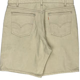 Levis Denim Shorts - 35W 8L Beige Denim