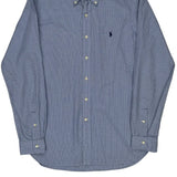 Ralph Lauren Checked Shirt - Medium Blue Cotton