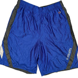 Champion Sport Shorts - Large Blue Polyester