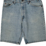 Levis Denim Shorts - 34W 10L Light Wash Cotton