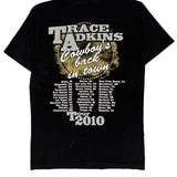 Trace Adkins Tour 2010 Bayside Band T-Shirt - Medium Black Cotton