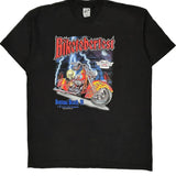 Biketoberfest Wcw Graphic T-Shirt - 2XL Black Cotton