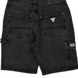 Guess Carpenter Shorts - 31W 10L Black Cotton