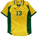 Number 13 Puma Football Shirt - XL Yellow Polyester