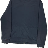 Tommy Hilfiger Zip Up - Medium Navy Cotton Blend