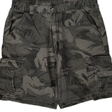 Wrangler Camo Cargo Shorts - 34W 10L Camo Cotton