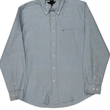 Tommy Hilfiger Shirt - Large Blue Cotton