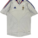 2004/06 France Adidas Football Football Shirt - Medium White Polyester