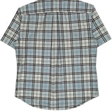 Tommy Hilfiger Checked Short Sleeve Shirt - Large Blue Cotton