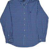 Ralph Lauren Checked Shirt - XL Blue Cotton