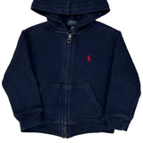 Polo By Ralph Lauren Hoodie - 3XS Navy Cotton