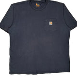 Carhartt T-Shirt - XL Blue Cotton