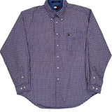 Tommy Hilfiger Checked Shirt - Large Blue Cotton