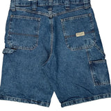 Wrangler Carpenter Shorts - 34W 10L Blue Cotton