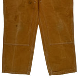 Carhartt Double Knee Carpenter Trousers - 38W 30L Brown Cotton