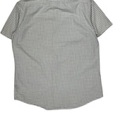 Polo By Ralph Lauren Checked Short Sleeve Shirt - Large White Cotton