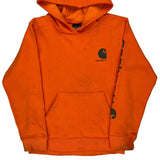 Age 10-12 Carhartt Hoodie - Medium Orange Cotton