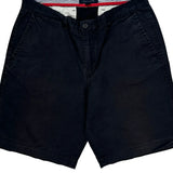 Tommy Hilfiger Chino Shorts - 32W 9L Black Cotton