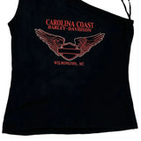 Carolina Coast Harley Davidson Top - Large Black Cotton