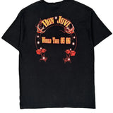 Bon Jovi 2005 Tour Hanes Band T-Shirt - Large Black Cotton