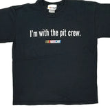 Age 12 Nascar Nascar T-Shirt - Large Black Cotton