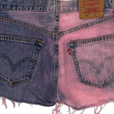 Levis Denim Shorts - 30W UK 10 Blue Cotton