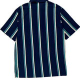 Puritan Single Stitch Polo Shirt - Large Navy Cotton Blend