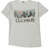 Columbus Unbranded Graphic T-Shirt - Large White Cotton