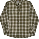 Carhartt Checked Flannel Shirt - 2XL White Cotton