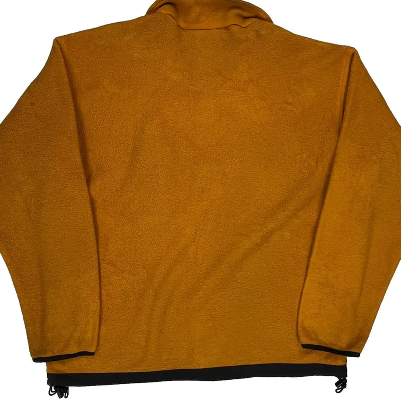 The North Face Fleece Jacket - Large Orange Polyester